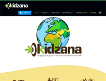 Tablet Screenshot of kidzana.org